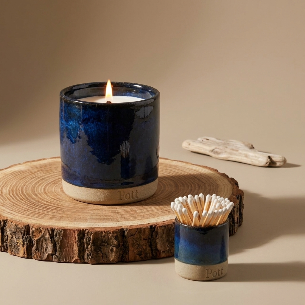 Hero on wood tree-round